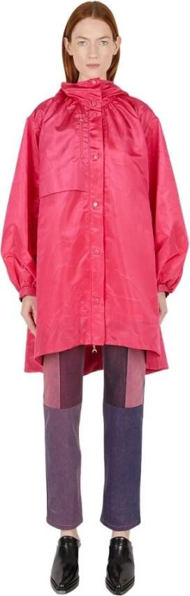 Marine Serre Outdoorjassen Roze Dames