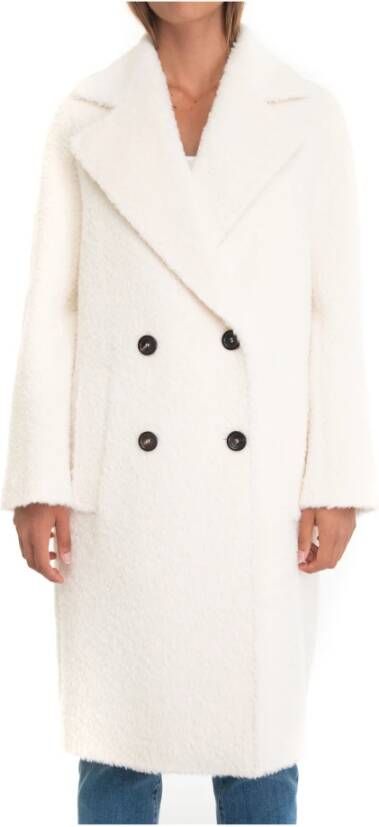 Max Mara Studio Trenchcoats & Mantels Wit Dames