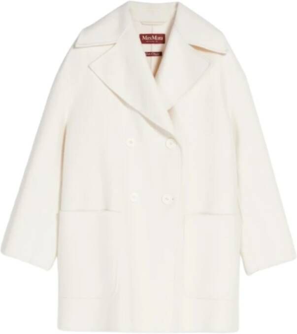 Max Mara Trenchcoats & Mantels Wit Dames