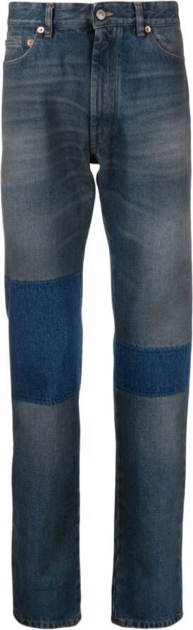 MM6 Maison Margiela Slim Fit Jeans Blauw Heren