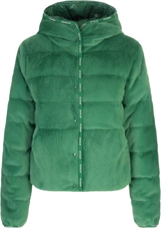 Moncler Gewatteerde Jassen Groen Dames