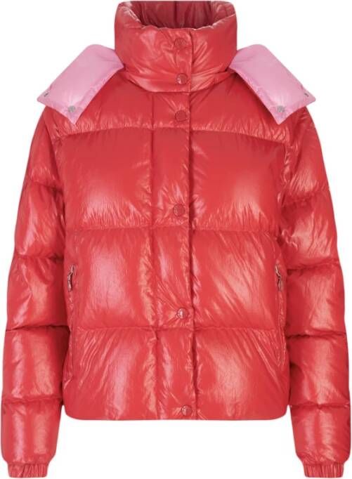 Moncler Gewatteerde Jassen Rood Dames