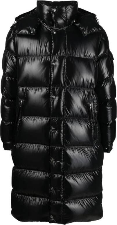 Moncler Cavettaz long down jacket , Zwart, Dames