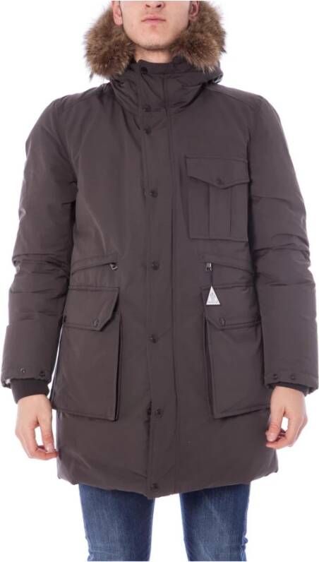 Moncler Winterjassen Bruin Heren