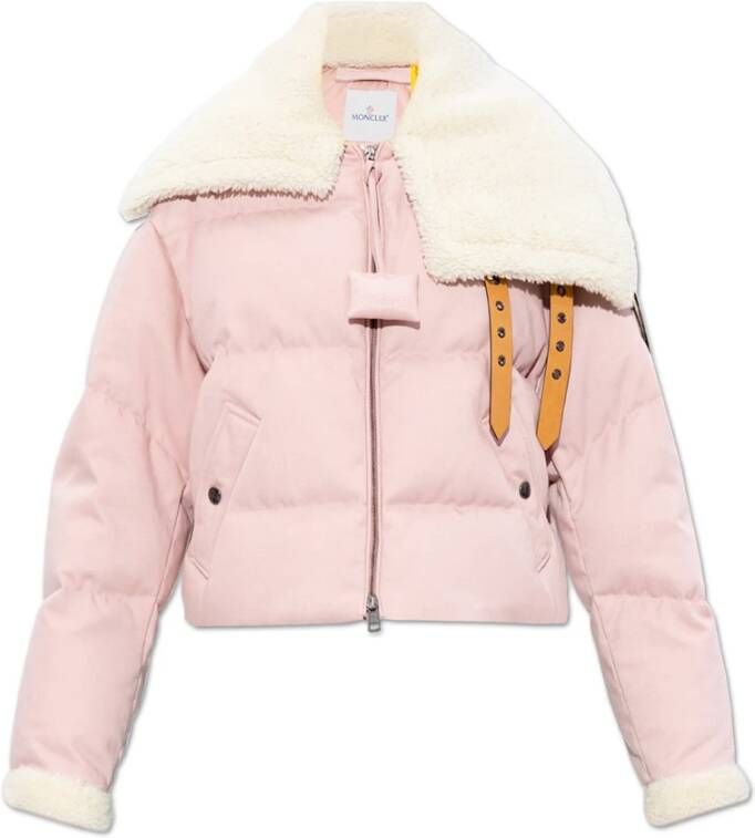 Moncler Penygarder denim down jas , Roze, Dames