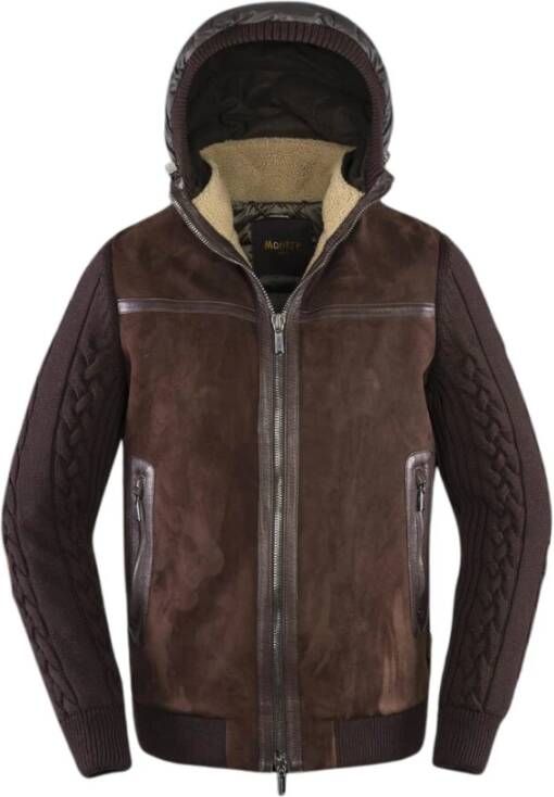 Moorer Bomber jackets Bruin Heren