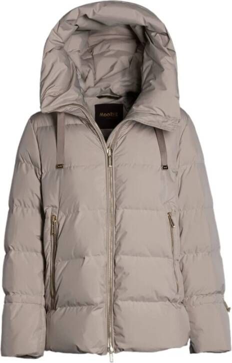 Moorer Gewatteerde Jassen Beige Dames