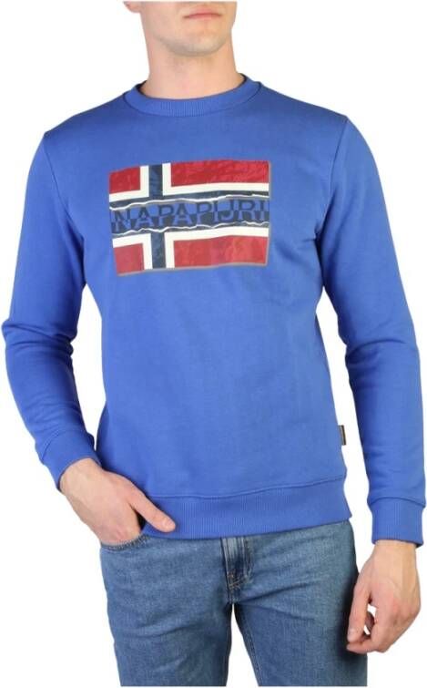 Napapijri Sweatshirt bench_np0a4fqzb , Blauw, Heren
