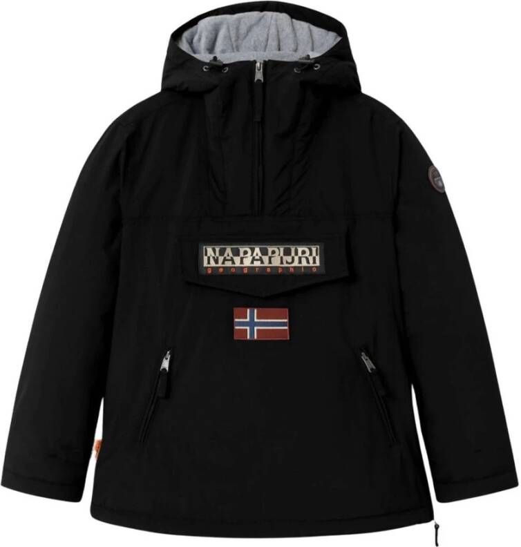 Napapijri gewatteerde jas RAINFOREST W PKT 3 BLU MARINE met logo black 041