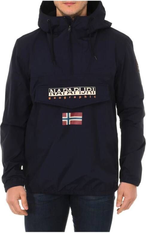 Napapijri Zomerjassen Blauw Heren