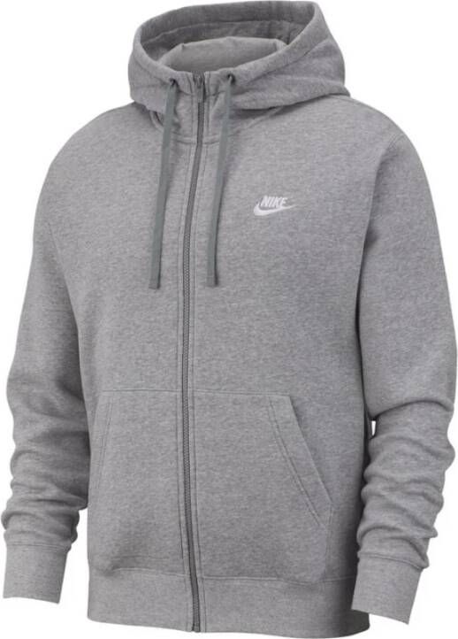 Nike Sweatshirts plain hood side pockets , Grijs, Heren