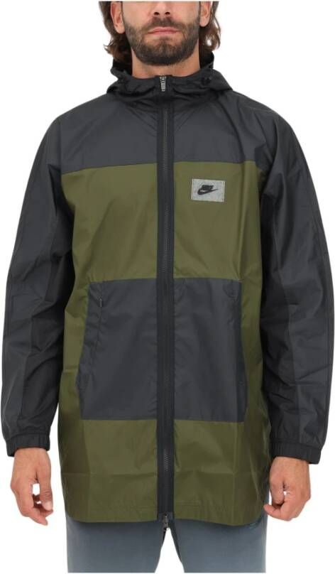 Nike Regenjassen Grijs Heren