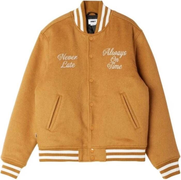 Obey Bomber jackets Bruin Heren