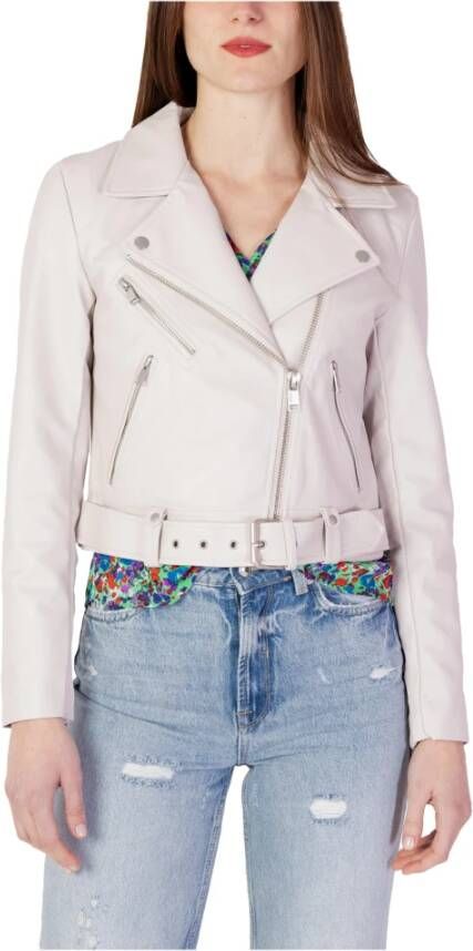 Only Onlvera faux lederen motorrijder CC OTW 15232135 , Wit, Dames