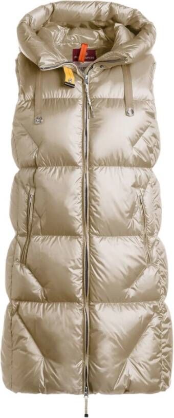 Parajumpers Gewatteerde bodywarmer met donsvulling en ritszakken