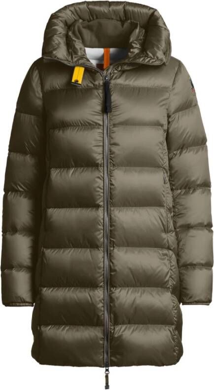 Parajumpers Marion puffer jas met capuchon en logo