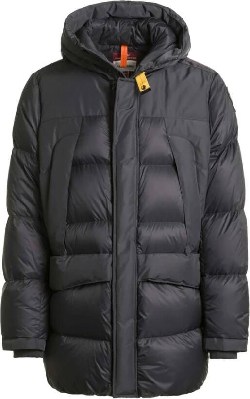 Parajumpers Lange daling jas , Grijs, Heren