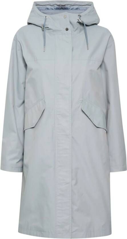 Part Two Regenjassen Grijs Dames