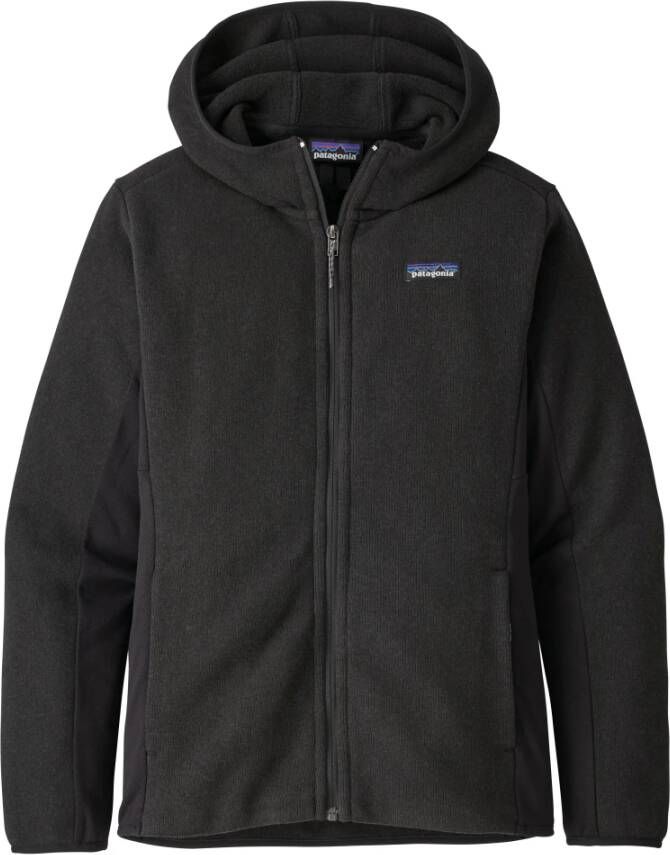 Patagonia Lightweight Better Sweater Hoody Dames Zwart