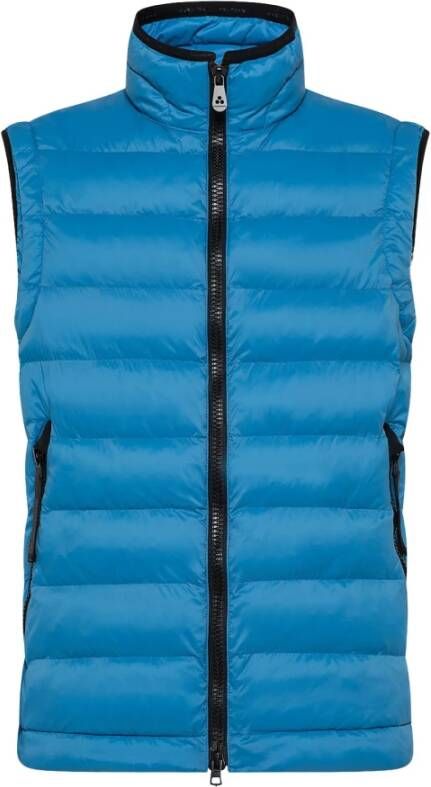 Peuterey Superlight, semi matt sleeveless jacket , Blauw, Heren