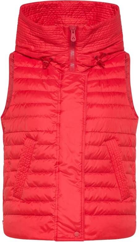 Peuterey Ultra light fabric vest , Rood, Dames
