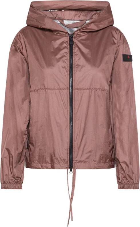 Peuterey Ultralight shiny bomber jacket , Bruin, Dames