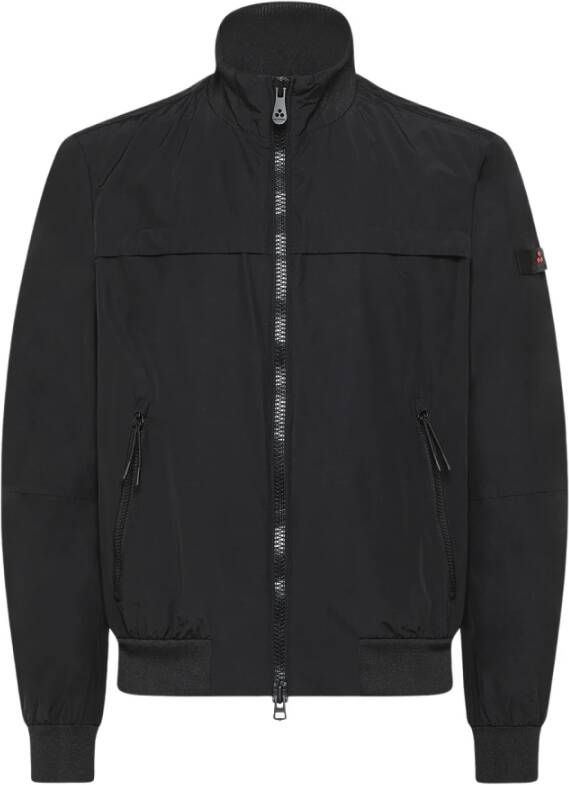 Peuterey Cotton and nylon biker jacket , Zwart, Heren