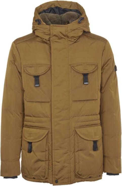Peuterey Gewatteerde jassen Bruin Heren