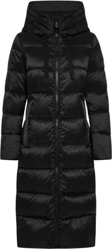 Peuterey Nunki MQE Long Padded Down Jacket With Recycled Down , Zwart, Dames