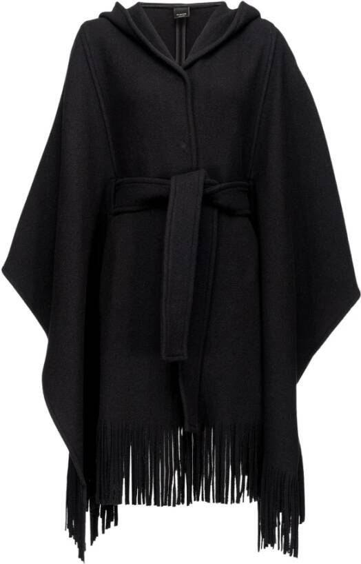 pinko Trenchcoats & Mantels Zwart Dames