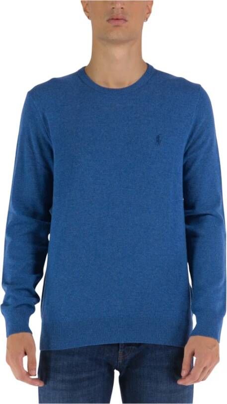 Ralph Lauren Fijngebreide pullover van wol met logoborduring
