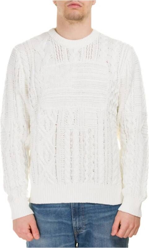 Polo Ralph Lauren Pullover con ricamo bandiera , Wit, Heren