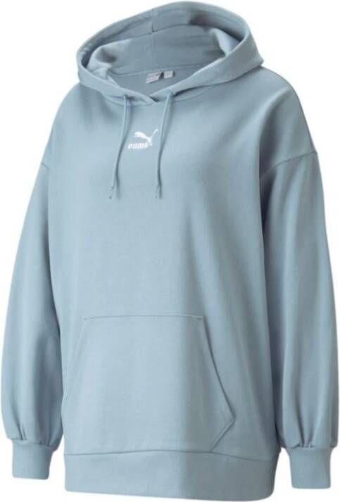 Puma Hoodies & Sweatvesten Blauw Dames