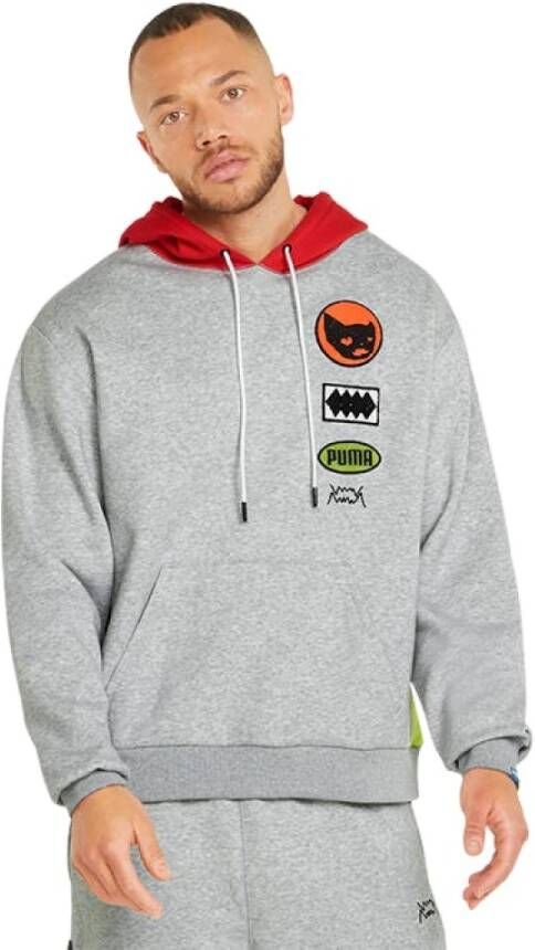 Puma Hoodies & sweatvesten Grijs Heren