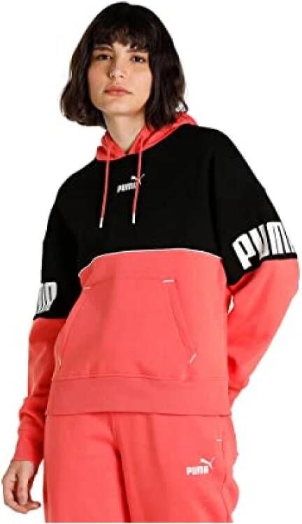 Puma Hoodies & Sweatvesten Oranje Dames