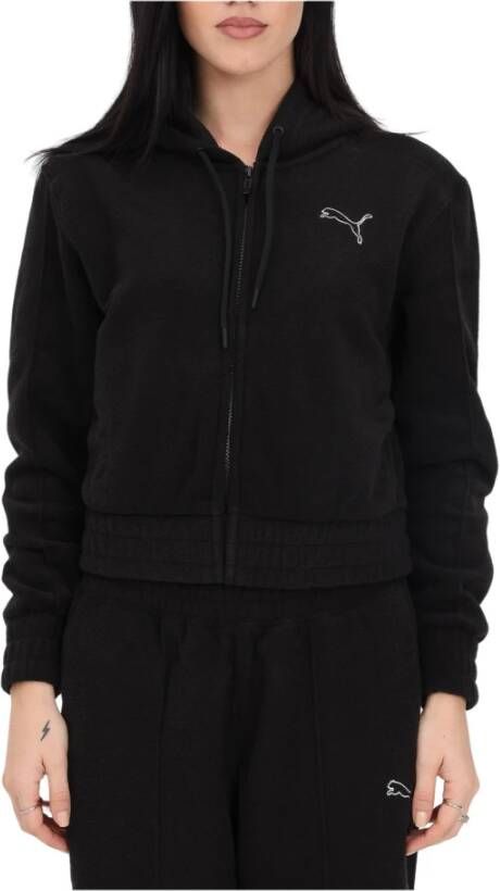 Puma Hoodies & Sweatvesten Zwart Dames