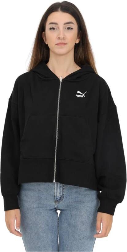 Puma Hoodies & Sweatvesten Zwart Dames