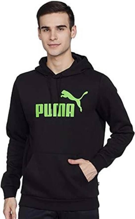 Puma ESS Big Logo Hoodie Felpa , Zwart, Heren