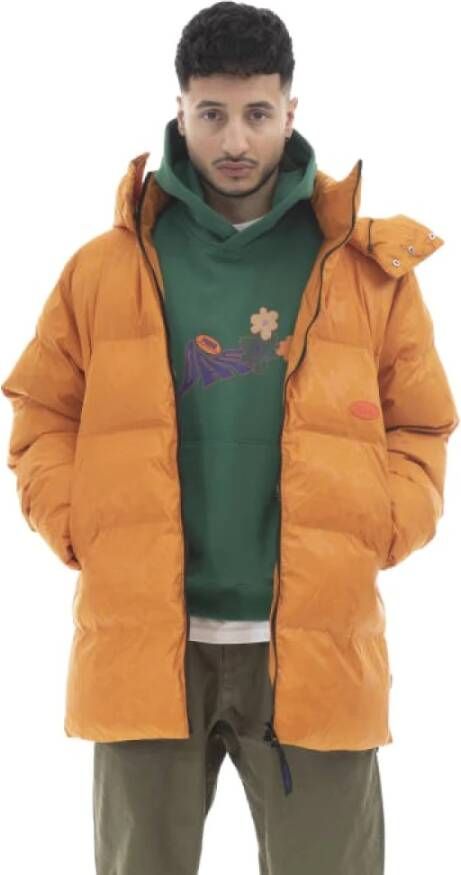 Puma Gewatteerde jassen Oranje Heren