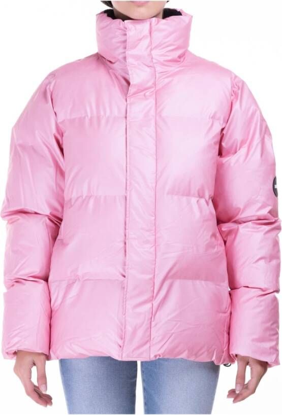 Rains Gewatteerde Jassen Roze Dames
