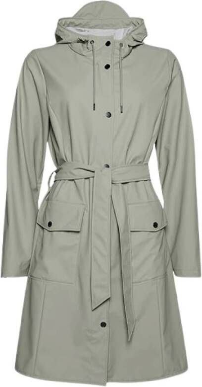 Rains Kurtka Curve Jacket 18130 , Grijs, Dames