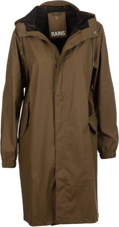 Rains Parka Jassen Bruin Dames