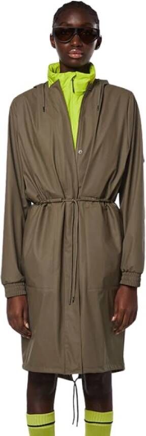 Rains Parka Jassen Bruin Dames