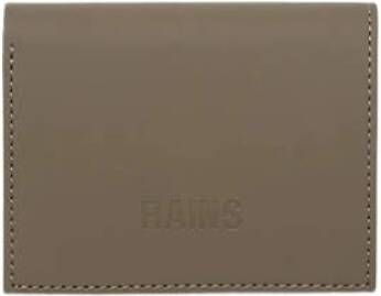 Rains Bi fold portemonnees Folded Wallet Taupe