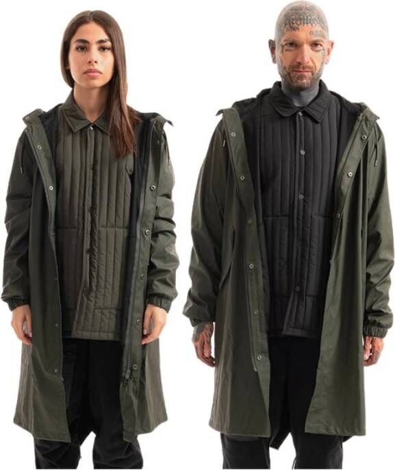 Rains Trenchcoats & Mantels Groen Heren