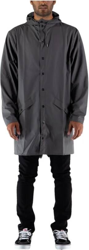 Rains Longline unisex regenjas met capuchon
