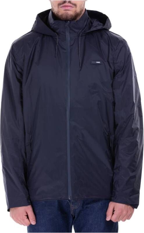 Rains Gewatteerd jack met capuchon en ritszakken