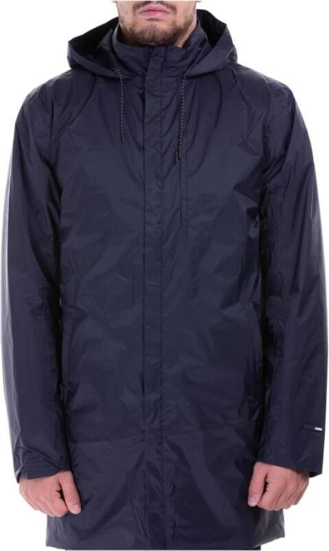 Rains Winterjassen Blauw Heren