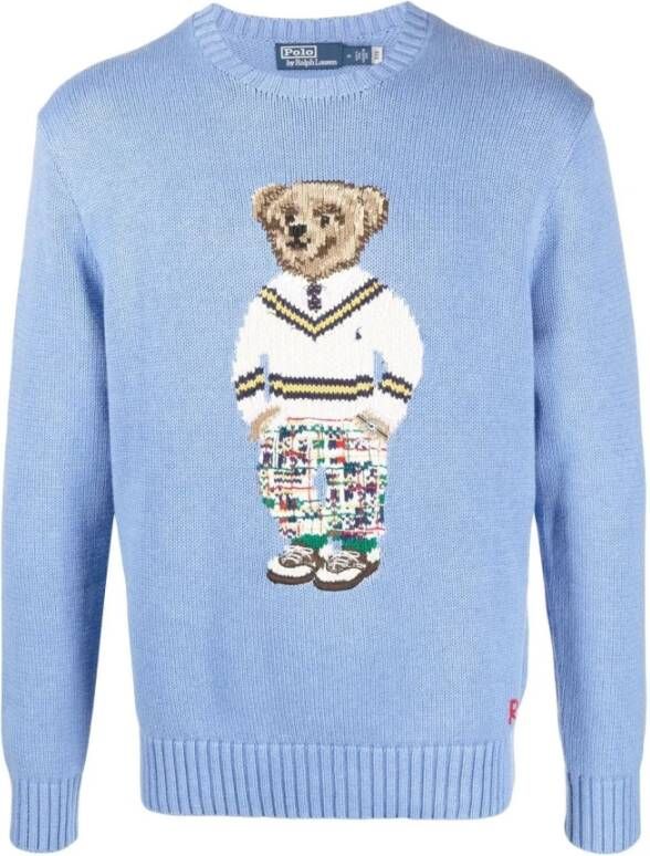 Ralph Lauren Truien met ronde hals , Blauw, Heren