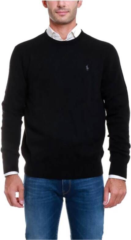 Ralph Lauren Truien met ronde hals , Zwart, Heren